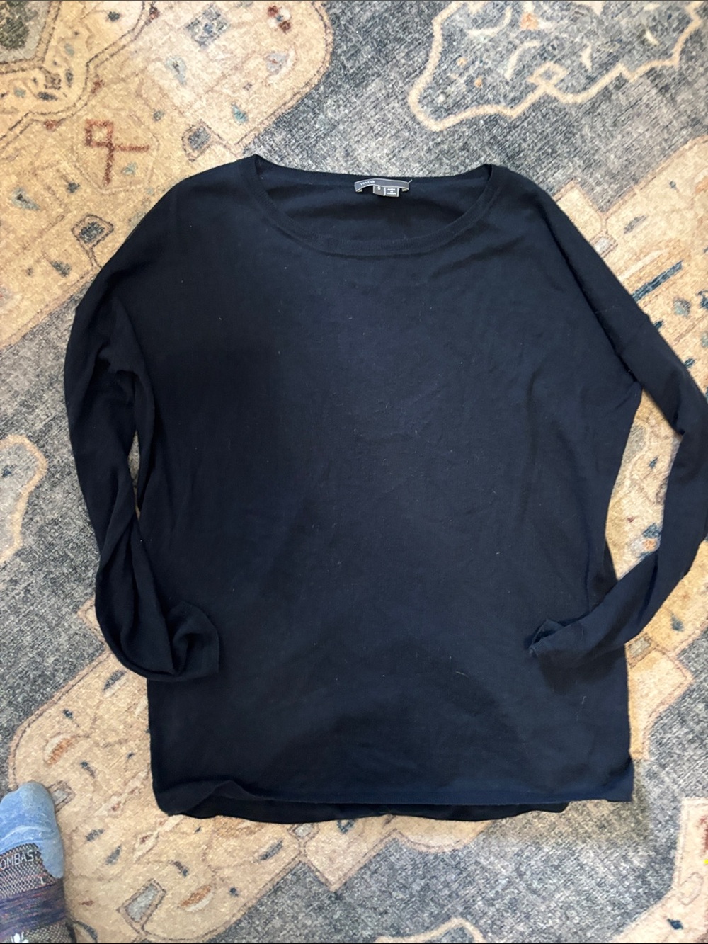 Vince Navy Long-Sleeve Women's sweater, size small, wool and cashmere!